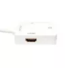 Video kaabli adapter LogiLink CV0045A 0,15 m valge