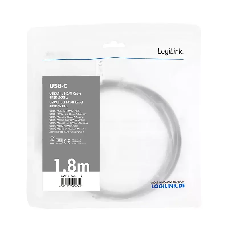 USB graafikaadapter LogiLink UA0329 must