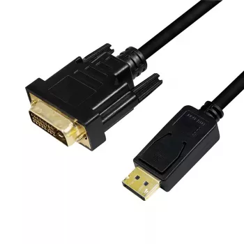 Video kaabliadapter LogiLink CV0130 1m DisplayPort DVI must