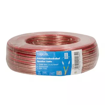 Audio kaabel LogiLink CA1076 25 m Transparent