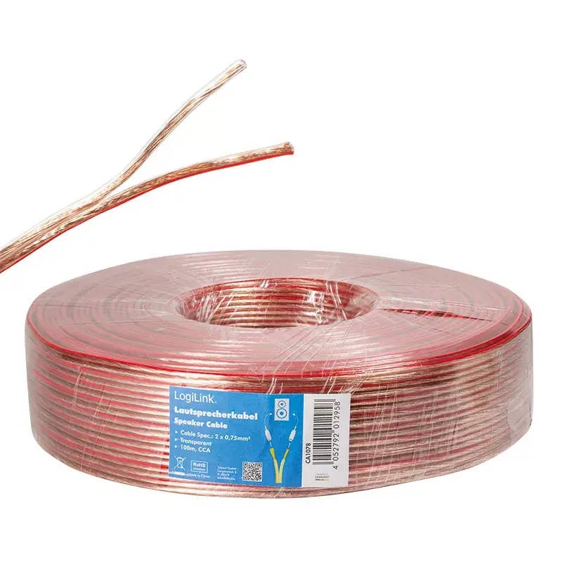 Audio kaabel LogiLink CA1078 100m Transparent