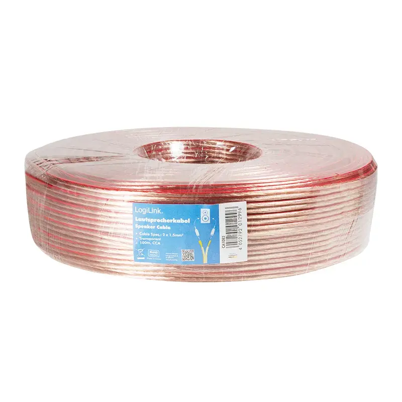 Audio kaabel LogiLink CA1082 100 m Transparent