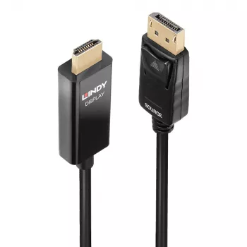 Lindy 2 m aktiivne DisplayPort-HDMI-kaabel HDR-iga