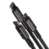 3-in-1 USB-kaabel Baseus Tungsten Gold CAMLTWJ-01