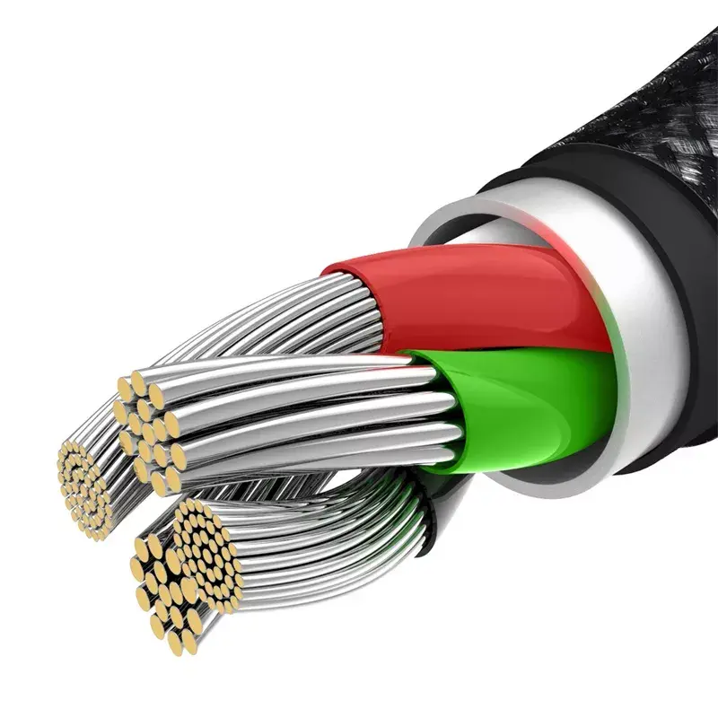3-in-1 USB-kaabel Baseus Tungsten Gold CAMLTWJ-01