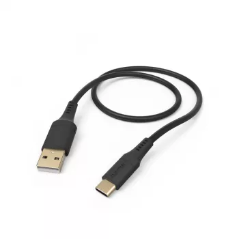 Hama painduv USB-kaabel USB 2.0 1,5 m USB A USB C must