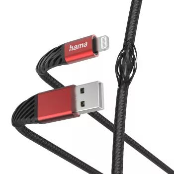 Hama Extreme Lightning to USB A kaabel 1.5 m 2.4 A