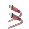 Hama peegeldav kaabel 1,5 m punane Lightning – USB‑C 3 A
