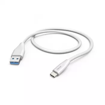 Hama 00201596 USB-kaabel USB 2.0 1,5 m USB A USB C valge