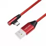 USB-kaabel LogiLink CU0146 USB 2.0 1 m USB A USB C Punane