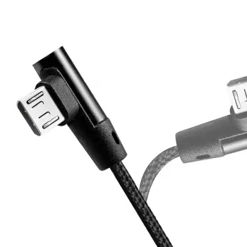 USB-kaabel LogiLink CU0142 USB 2.0 0,3 m USB A Micro-USB B Must