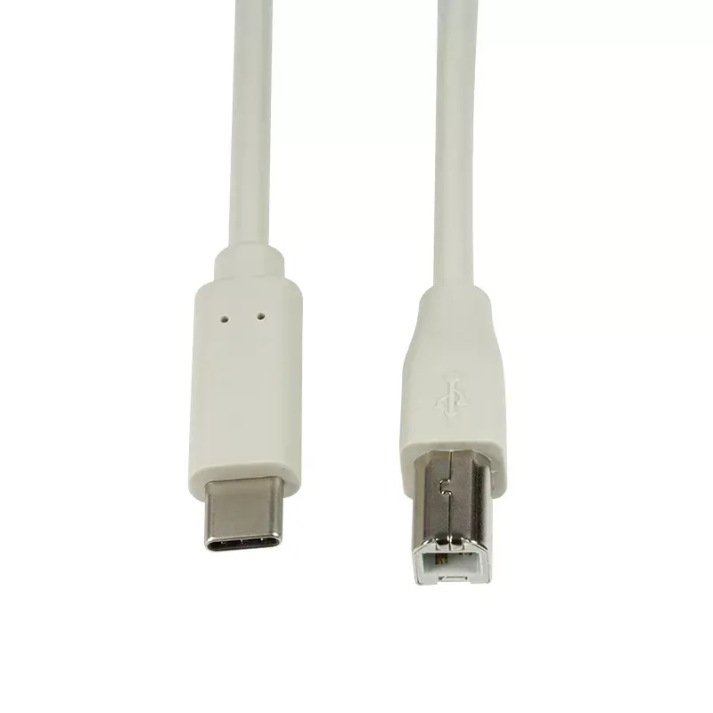 USB-kaabel LogiLink CU0160 USB 2.0 1m USB C USB B valge
