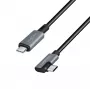 USB-kaabel LogiLink CU0183 2m USB C Must Hõbedane USB 2.0