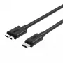 USB-kaabel UNITEK Y-C475BK USB 3.2 Gen 1 1m USB C Micro-USB B Must