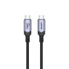 USB-C–USB-C kaabel Unitek C14110GY-2M USB 3.2 Gen 1, 2 m, 5 A, 240 W, must