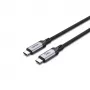 USB-C–USB-C kaabel Unitek C14110GY-2M USB 3.2 Gen 1, 2 m, 5 A, 240 W, must