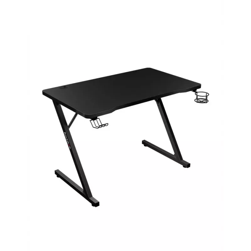 Sirge mängulaud Huzaro Hero 1.8 Must — MDF-plaat 1000×600×700 mm, terasraam, topsihoidja