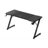 Ergonoomiline mängulaud huzaro Hero 3.3 Must — sirge ristkülikukujuline 1400x600 mm, 740 mm kõrgust, 15 mm lauaplaat