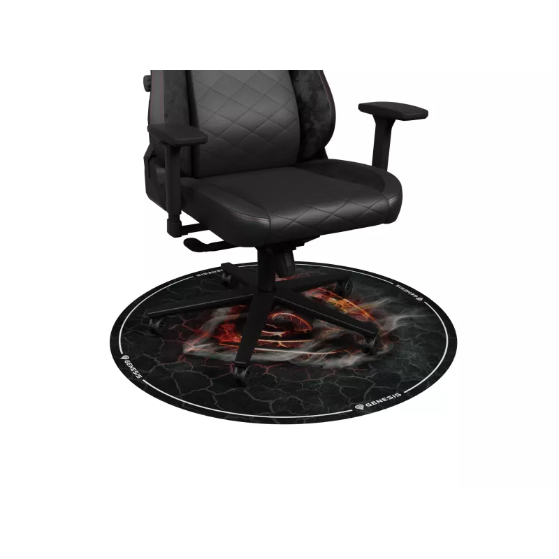 Toolimat GENESIS Tellur 400 Round Lava mitmevärviline kangast kumm