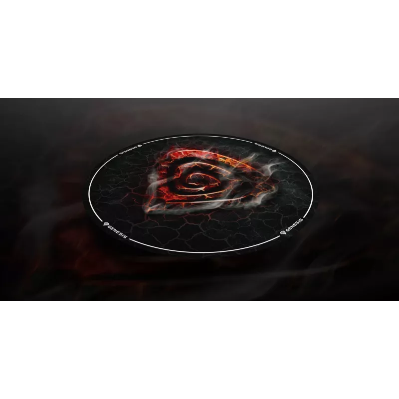 Toolimat GENESIS Tellur 400 Round Lava mitmevärviline kangast kumm