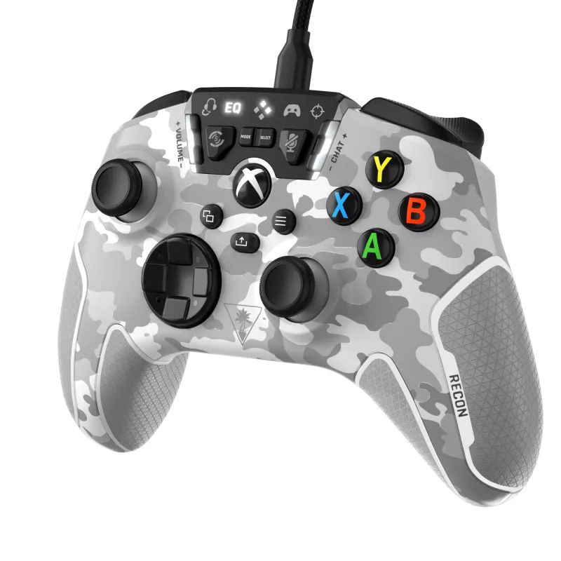 Turtle Beach Recon hall, valge USB mängupult analoog/digitaalne arvutile, Xboxile, Xbox One'ile, Xbox Series S'ile, Xbox Series X'ile
