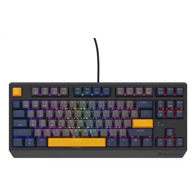 GENESIS Thor 230 TKL klaviatuur Gaming USB QWERTY English Blue