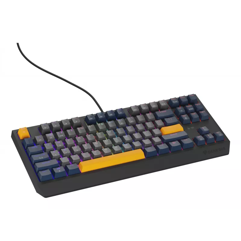 GENESIS Thor 230 TKL klaviatuur Gaming USB QWERTY English Blue