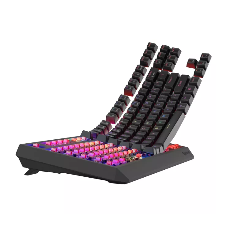 Mehaaniline tenkeyless mänguklaviatuur GENESIS Thor 230 TKL — USB, RF Wireless, Bluetooth, 87-klahviga QWERTY, hall
