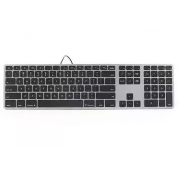 Klaviatuur Matias FK318LB-UK RGB-taustvalgustusega Mac Space Gray — tenkeyless, UK-paigutus