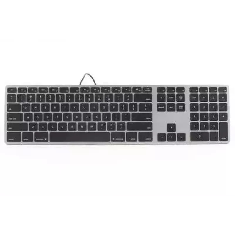 Klaviatuur Matias FK318LB-UK RGB-taustvalgustusega Mac Space Gray — tenkeyless, UK-paigutus