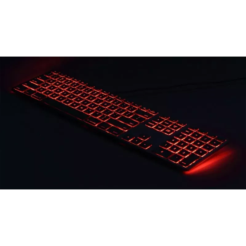 Klaviatuur Matias FK318LB-UK RGB-taustvalgustusega Mac Space Gray — tenkeyless, UK-paigutus