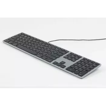 Klaviatuur Matias FK318LB-UK RGB-taustvalgustusega Mac Space Gray — tenkeyless, UK-paigutus