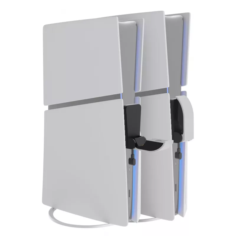 Laadimissüsteem GENESIS Tin 305 PlayStation 5 õhuke Wired Must Valge