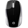 HP Wireless hiir 200 (Pike Silver), mõlemakäeline, optiline, RF-juhtmeta, 1000 DPI, hõbedane