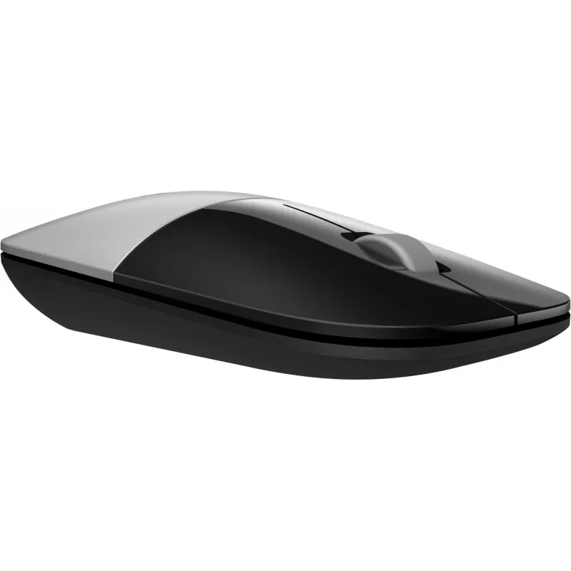 HP Z3700 hõbedane juhtmevaba hiir, mõlemakäeline, optiline, RF-juhtmevaba, 1200 DPI, hõbedane