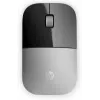 HP Z3700 hõbedane juhtmevaba hiir, mõlemakäeline, optiline, RF-juhtmevaba, 1200 DPI, hõbedane