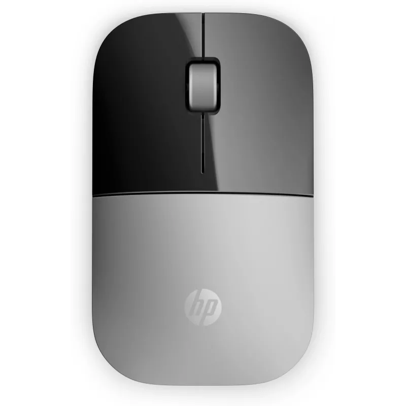 HP Z3700 hõbedane juhtmevaba hiir, mõlemakäeline, optiline, RF-juhtmevaba, 1200 DPI, hõbedane