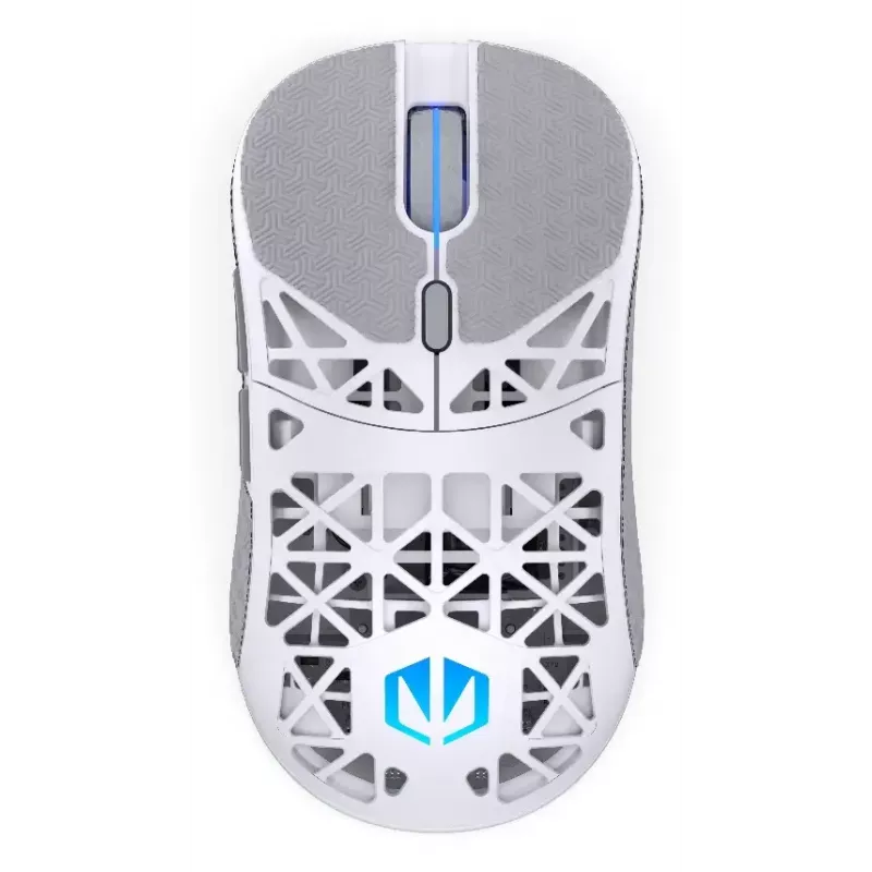 Juhtmevaba mängurihiir ENDORFY LIV Onyx Valge — Bluetooth/2.4GHz, 12000 DPI, mõlemakäeline, aRGB-valgustus, 6 nuppu, USB-A/USB-C kaabel