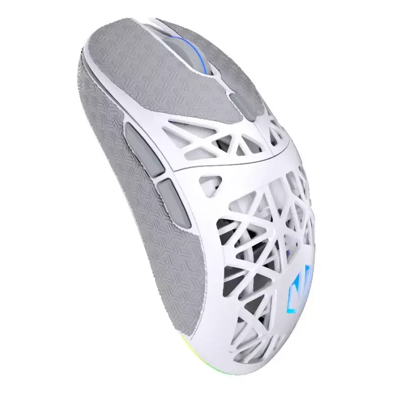 Juhtmevaba mängurihiir ENDORFY LIV Onyx Valge — Bluetooth/2.4GHz, 12000 DPI, mõlemakäeline, aRGB-valgustus, 6 nuppu, USB-A/USB-C kaabel