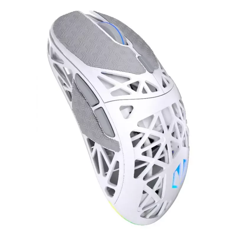 Juhtmevaba mängurihiir ENDORFY LIV Onyx Valge — Bluetooth/2.4GHz, 12000 DPI, mõlemakäeline, aRGB-valgustus, 6 nuppu, USB-A/USB-C kaabel