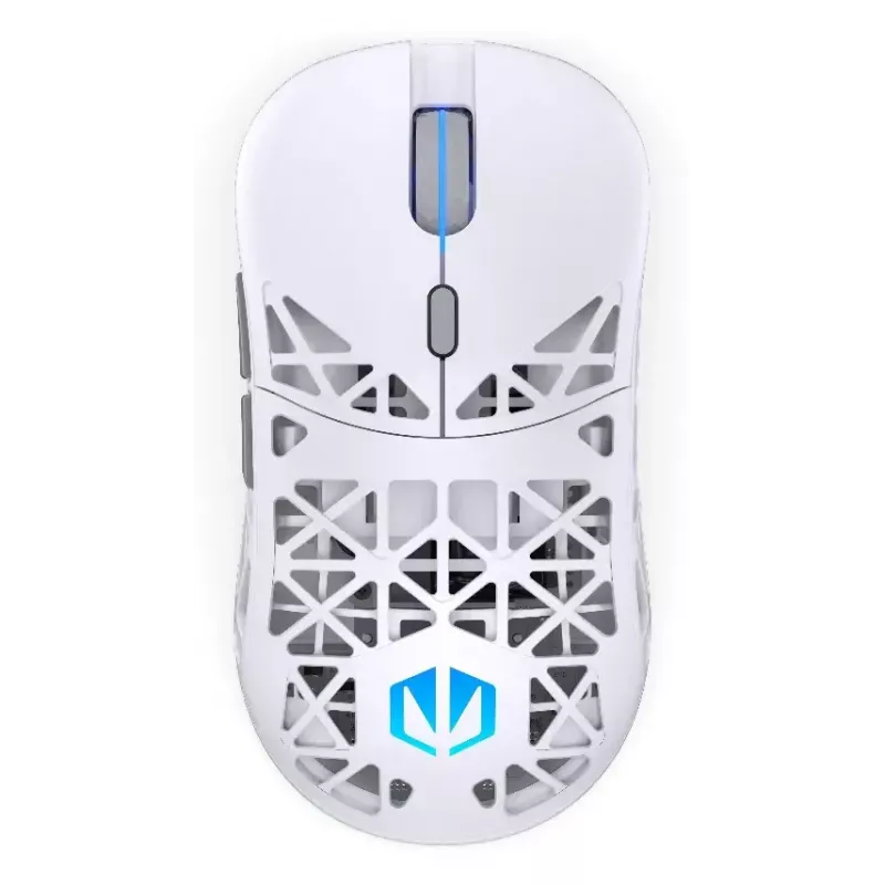 Juhtmevaba mängurihiir ENDORFY LIV Onyx Valge — Bluetooth/2.4GHz, 12000 DPI, mõlemakäeline, aRGB-valgustus, 6 nuppu, USB-A/USB-C kaabel
