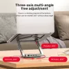 Sülearvutialus Unitek D1109A — alumiiniumist reguleeritav alus koos USB-C-jaoturiga, HDMI, Gigabit Ethernet (sobib 14–17-tollisele)