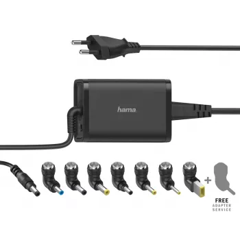 Hama 200001 Sülearvuti Must AC Toiteadapter siseruumidesse