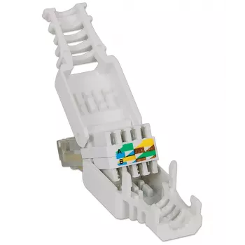 Intellinet RJ45 modulaarpistik, tööriistavaba pistik, Cat5/5e/6, 22-26 AWG täis- ja keerutatud UTP kaablid