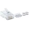Intellinet RJ45 modulaarpistikud Pro Line, Cat6A, UTP, 3-hambaline, täistraadile, 50 µ kullatud kontaktid, 80 tk pakend