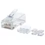 Intellinet RJ45 modulaarpistikud Pro Line, Cat6A, UTP, 3-hambaline, täistraadile, 50 µ kullatud kontaktid, 80 tk pakend