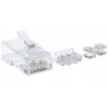 Intellinet RJ45 modulaarpistikud, Cat6A, UTP, 2-hambaline, keerdsoonega juhtmele, 15 µ kullatud kontaktid, 80 tk