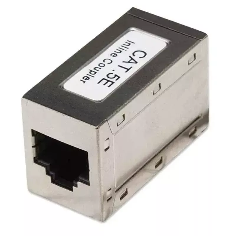 Intellinet Inline Coupler, Cat5e, FTP, modulaarne, 8P8C emane 8P8C emasele, hõbedane