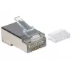 Intellinet RJ45 modulaarpistikud Pro Line, Cat6, STP, 3-hambaline, tahke- ja keerukaablile, 50 µ kullatud kontaktid, 90 tk pakend