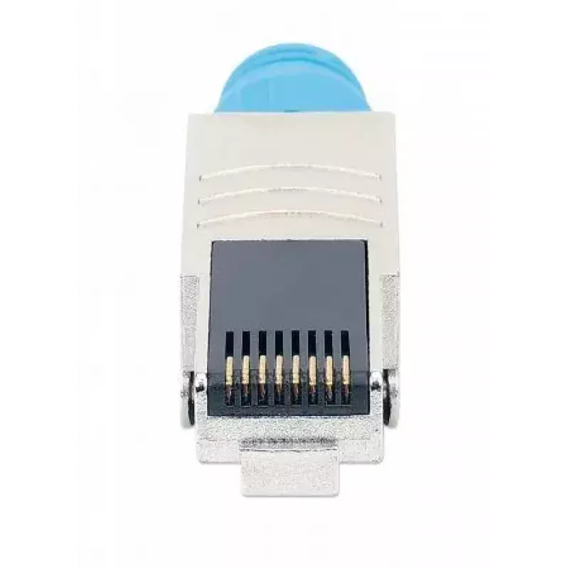 Intellinet Cat8.1 40G varjestatud tööriistavaba RJ45 modulaarpistik sinine isane
